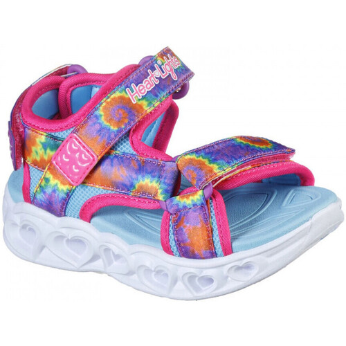 Chaussures Fille Sandales et Nu-pieds Skechers Heart lights sandals-color gr Multicolore