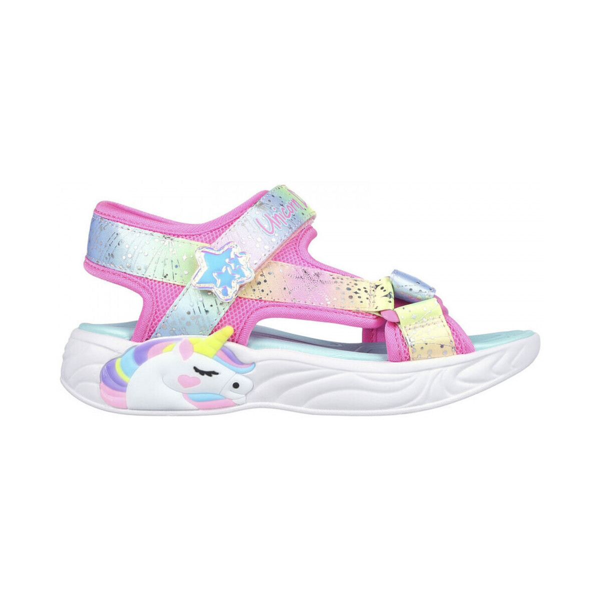 Chaussures Enfant Sandales et Nu-pieds Skechers Unicorn dreams sandal - majes Multicolore
