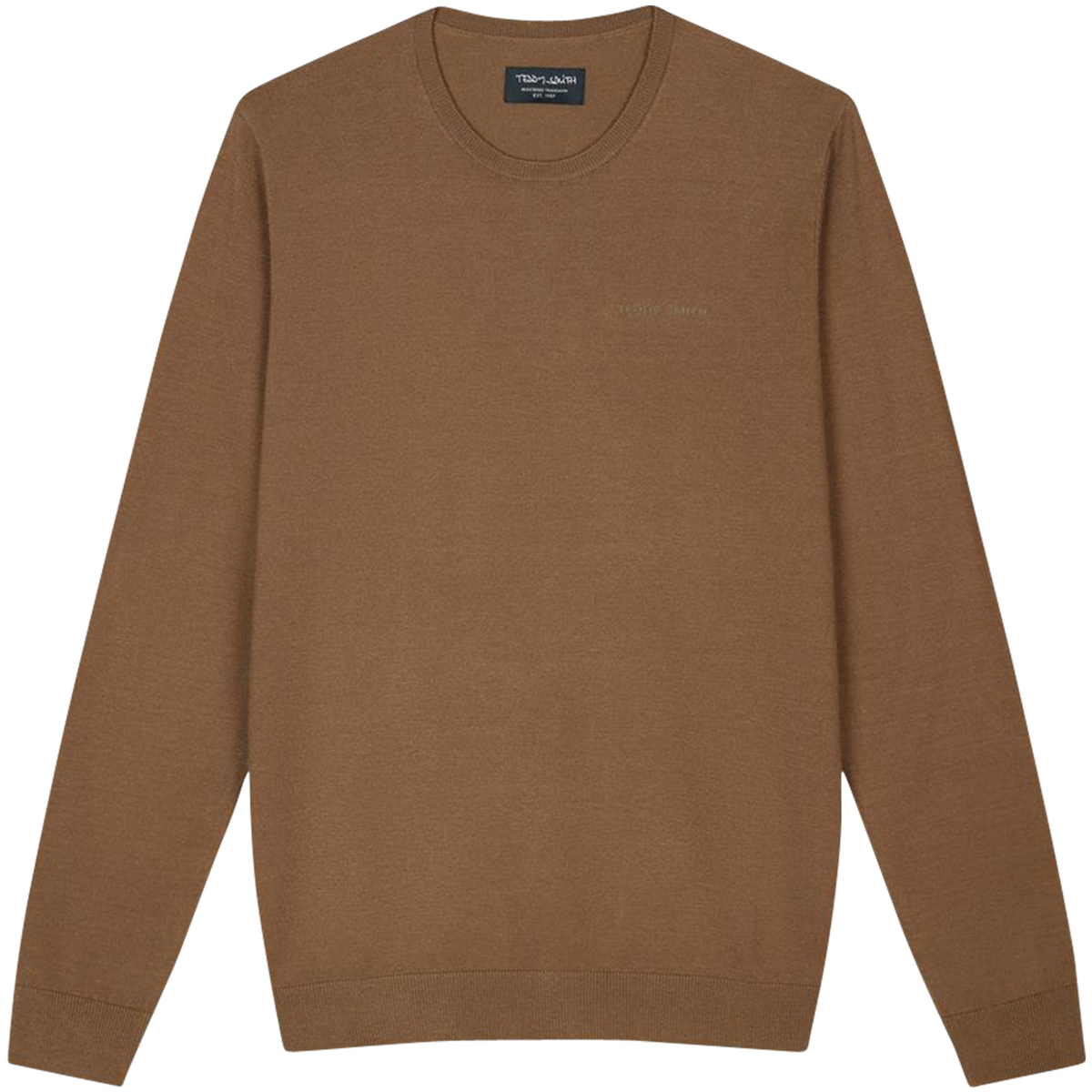 Vêtements Homme Pulls Teddy Smith Pull col rond Marron