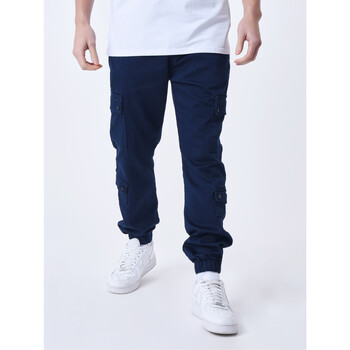 Vêtements Homme Pantalons Housses de coussins Pantalon T19939-1 Bleu
