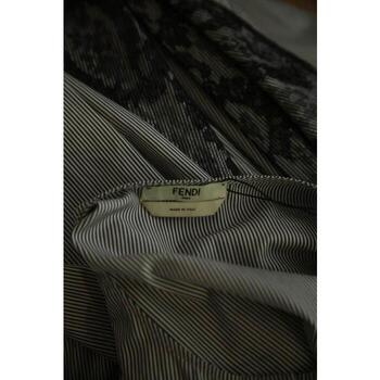 Vintage Robe en coton Noir