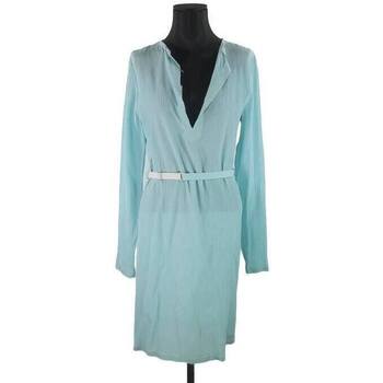 Vêtements Femme Robes Maison Margiela Robe en soie Turquoise