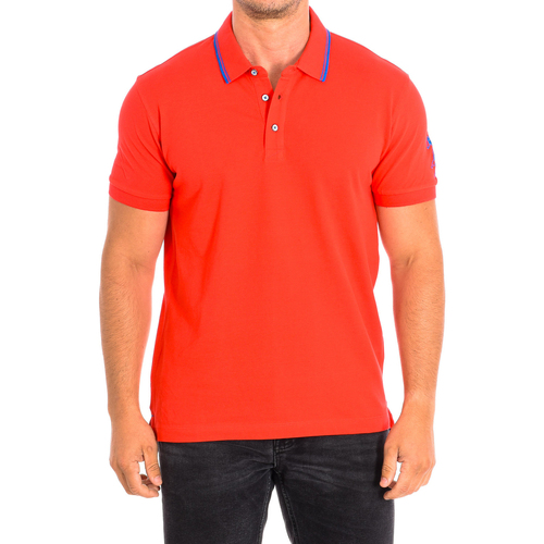 Vêtements Homme Sueded jersey polo shirt U.S Polo Assn. 61677-351 Rouge