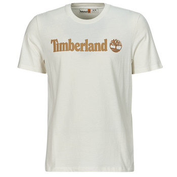 Vêtements Homme T-shirts Teens manches courtes Timberland Linear Logo Short Sleeve Tee Blanc