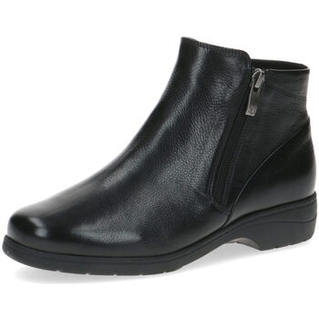 Chaussures Femme Bottines Caprice Boots Double-Fermeture Noir Noir