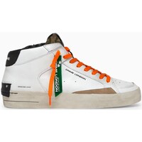 Chaussures Homme Baskets basses Crime London SK8 DELUXE mid U Blanc