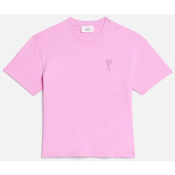 Vêtements Homme T-shirts & Polos Ami Paris T SHIRT AMI DE COEUR  UTS004.726 Rose