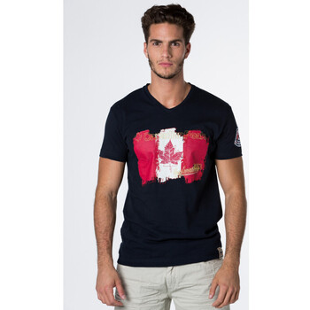 Vêtements Homme Pantoufles / Chaussons Canadian Peak JERABLE t-shirt pour homme Marine