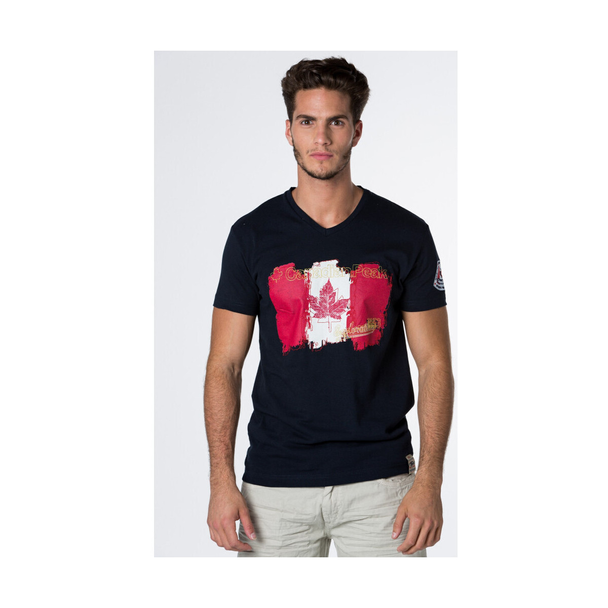 Vêtements Homme T-shirts & Polos Canadian Peak JERABLE t-shirt pour homme Marine