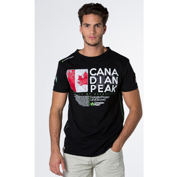 Vêtements Homme et tous nos bons plans en exclusivité Canadian Peak JILTORDSS t-shirt pour homme Noir