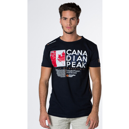 Vêtements Homme T-shirts & Polos Canadian Peak JILTORDSS t-shirt pour homme Marine