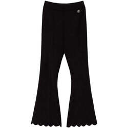 Vêtements PLS30896 Pantalons Twin Set  Noir