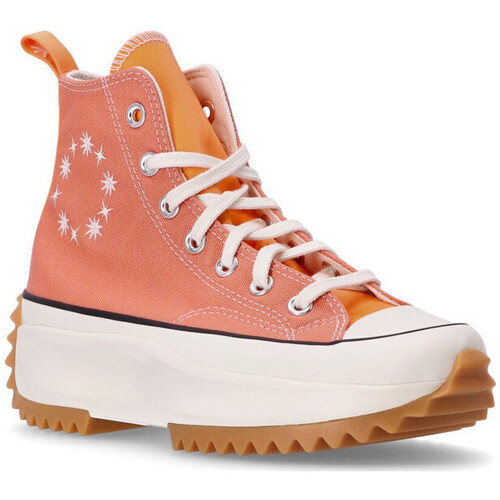 Chaussures Femme Baskets montantes Converse RUN STAR HIKE HI Orange