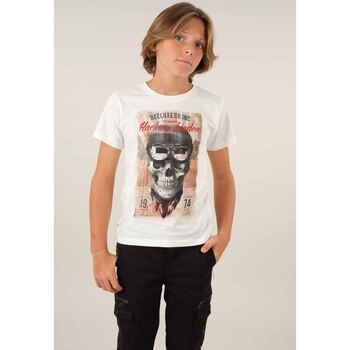 Vêtements Garçon T-shirts & Polos Deeluxe T-Shirt CLEM Blanc