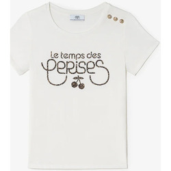 Vêtements Femme T-shirts & Polos Le Temps des Cerises T-shirt carole blanc imprimé Blanc
