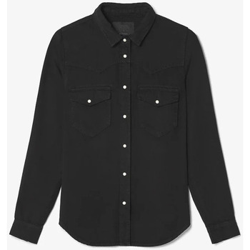 Vêtements Femme Chemises / Chemisiers Sacs à mainises Chemise juanita en jeans noir brut Noir