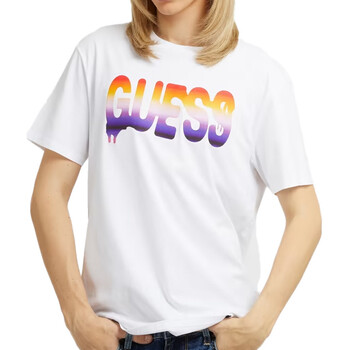 Vêtements Femme T-shirts manches courtes Guess G-M3RI52KBDK0 Blanc