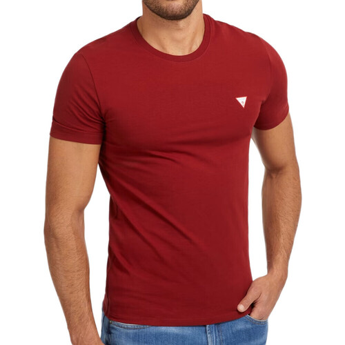 Vêtements Homme T-shirts manches courtes Guess G-M2YI24J1314 Rouge