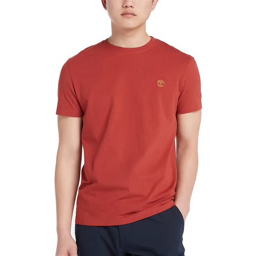 Vêtements Homme T-shirts Red manches courtes Timberland Dunstan River Rouge