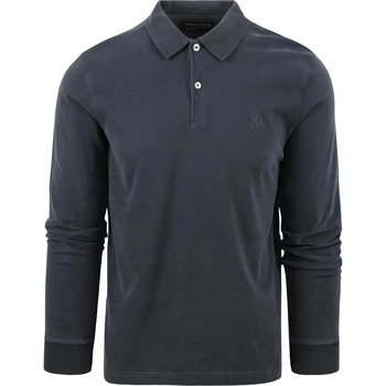 Vêtements Homme polo golf ralph lauren hooded anorak 781804718 navy Marc O'Polo Poloshirt  Marine Bleu