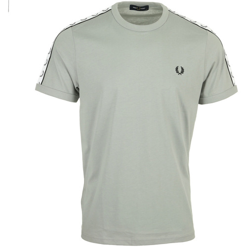 Vêtements Homme T-shirts manches courtes Fred Perry Taped Ringer Tee-Shirt Gris