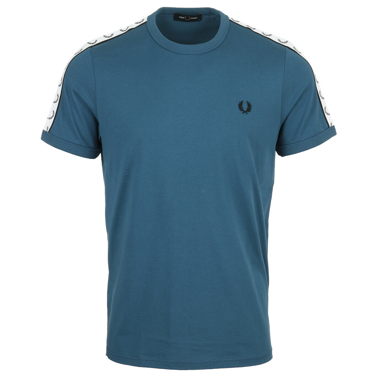 Vêtements Homme T-shirts manches courtes Fred Perry Taped Ringer Tee-Shirt Bleu