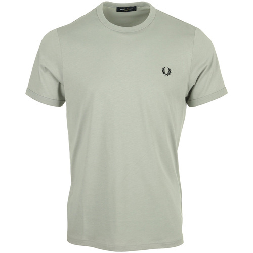 Vêtements Homme T-shirts manches courtes Fred Perry Ringer Vert