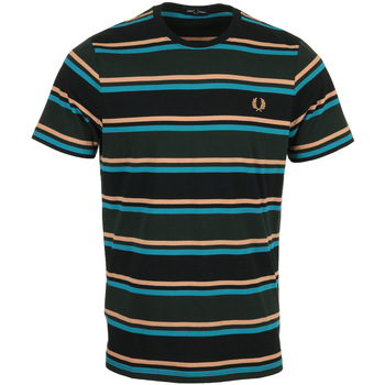 Vêtements Homme T-shirts manches courtes Fred Perry Bold Stripe Vert