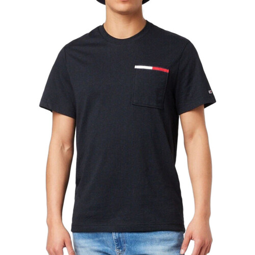 Vêtements Homme T-shirts & Polos Tommy Hilfiger DM0DM13063 Noir