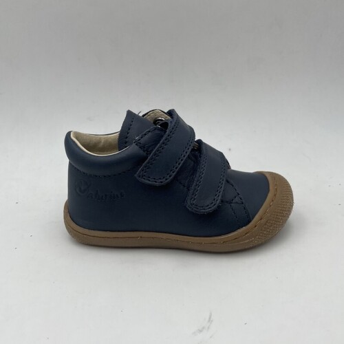 Chaussures Enfant Baskets mode Naturino CHAUSSURES BB DOUBLE VELCROS Marine