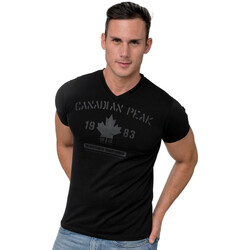 Vêtements Homme Sandales et Nu-pieds Canadian Peak JUMANDER t-shirt pour homme Noir