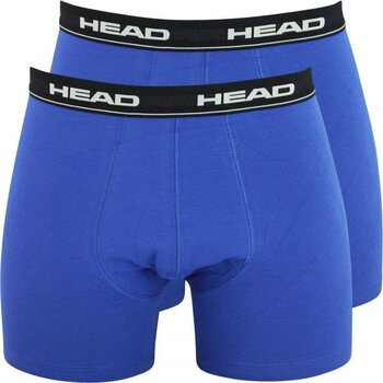 Sous-vêtements Homme Boxers Head Lot de 2 Boxers Homme Coton BASICN Bleu Bleu
