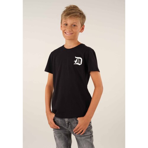 Vêtements Garçon Veste Junior Wind - 10 Ans Deeluxe T-Shirt ANGELES Noir