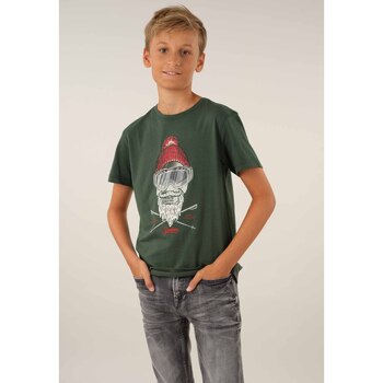 Vêtements Garçon Veste Junior Wind - 10 Ans Deeluxe T-Shirt PABLO Vert