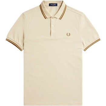 Vêtements Homme Fp Striped Cuff Polo Shirt Fred Perry  Beige