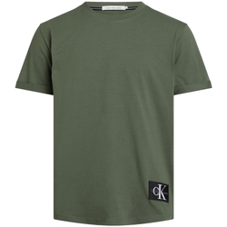 Vêtements Tricot T-shirts & Polos Calvin Klein Jeans T shirt Tricot  Ref 60951 Kaki Vert