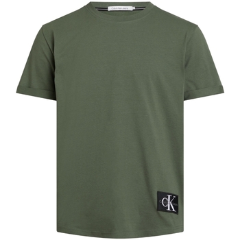 Vêtements Homme T-shirts & Polos Calvin Klein Jeans T shirt homme  Ref 60951 Kaki Vert