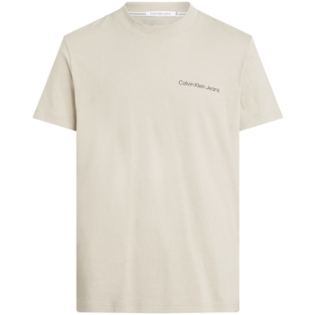 Vêtements Homme T-shirts & Polos Calvin Klein Jeans T shirt homme  Ref 60953 Beige Beige