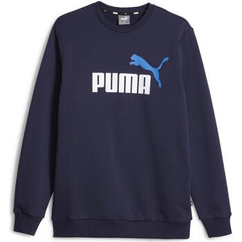 Vêtements Homme Vestes de survêtement Puma ESS 2 Col Big Logo Crew FL Bleu