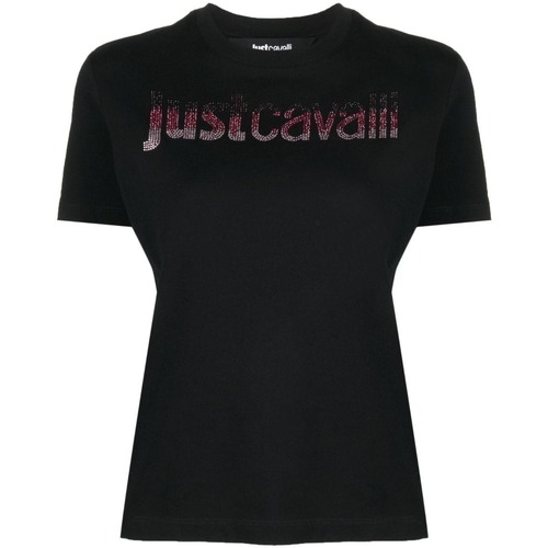 Vêtements Femme cropped t shirt with logo ea7 emporio armani t shirt Roberto Cavalli 75pahe00cj110-899 Noir