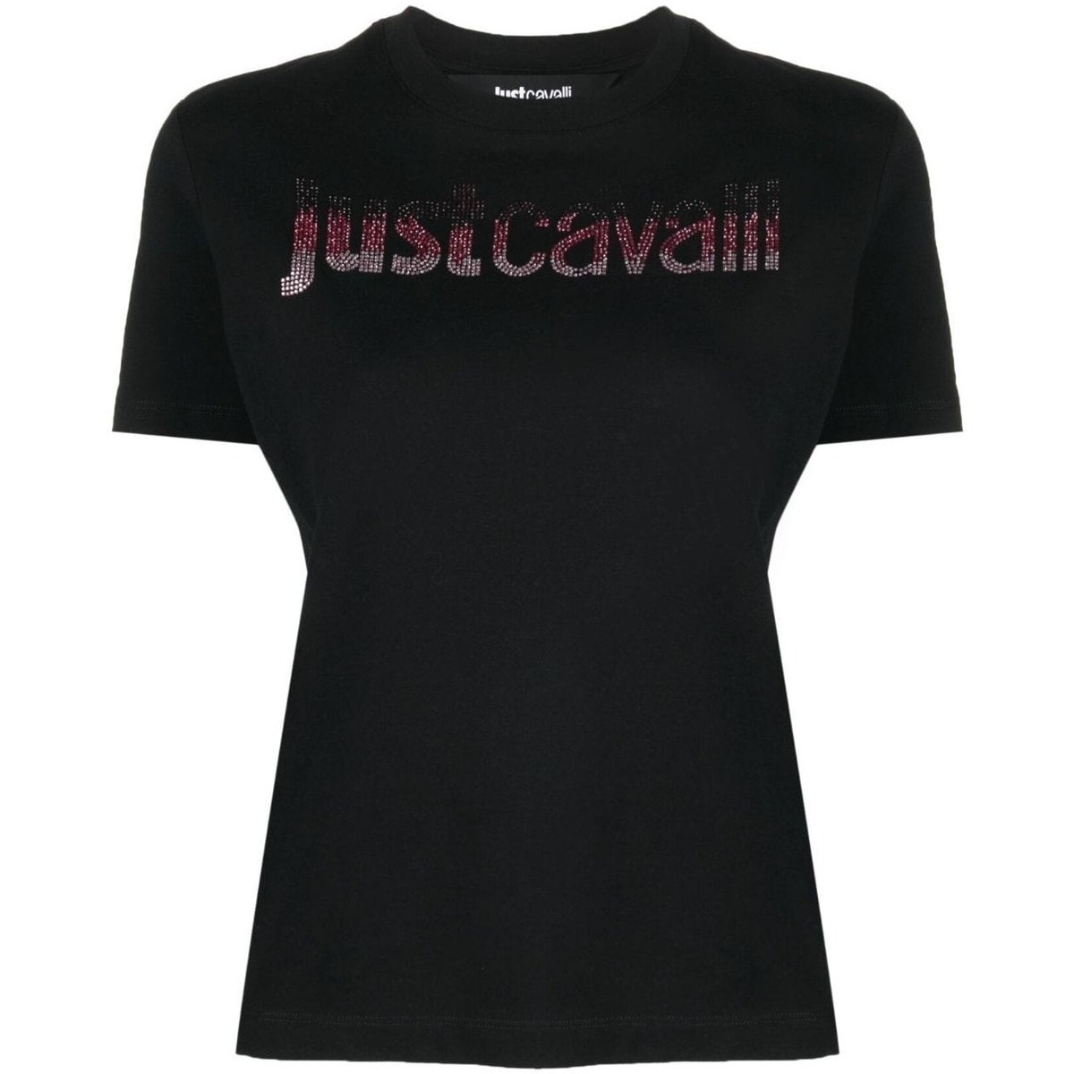 Vêtements Femme T-shirts manches courtes Roberto Cavalli 75pahe00cj110-899 Noir