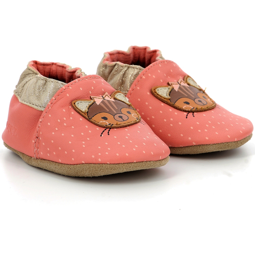 Chaussures Fille Chaussons bébés Robeez Wheasle Girl Rose