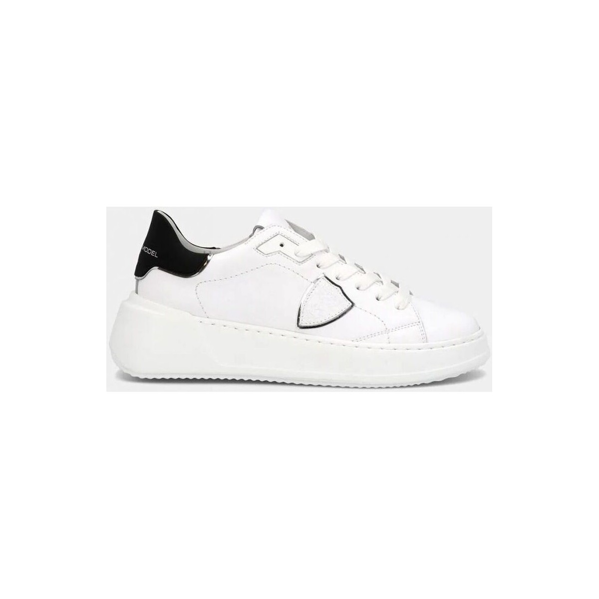 Chaussures Femme Baskets mode Philippe Model BJLD V010 - TRES TEMPLE-BLANC Blanc