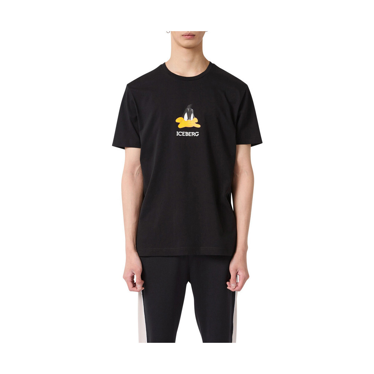 Vêtements Homme T-shirts & Polos Iceberg T-shirt  noir - I1PF022 6301 9000 Noir