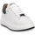 Chaussures Femme Baskets mode Keys WHITE BLACK Blanc