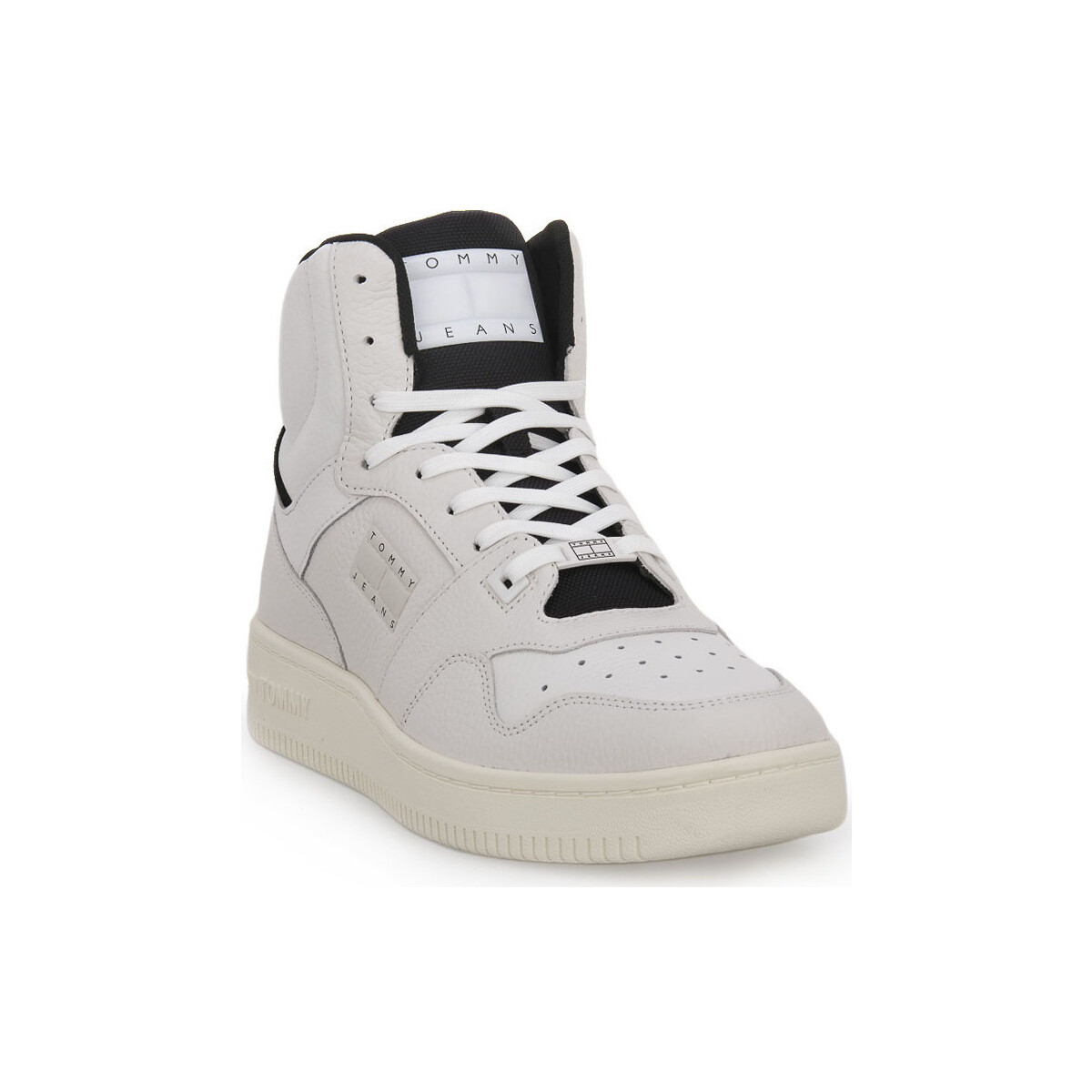 Chaussures Homme Baskets mode Tommy Hilfiger YBL BASKET MID Blanc