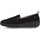 Chaussures Femme Chaussons Isotoner Chaussons mocassins petit talon de 4,5 cm Noir