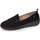 Chaussures Femme Chaussons Isotoner Chaussons mocassins petit talon de 4,5 cm Noir