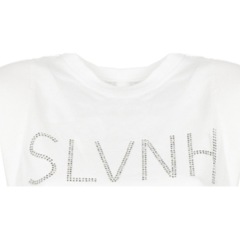 Vêtements Femme T-shirts manches courtes Silvian Heach PGP22127TS Blanc