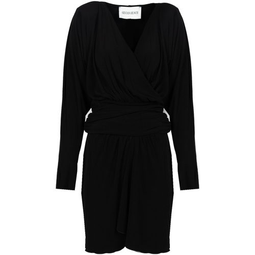Vêtements Femme Robes black Silvian Heach PGA22361VE | Dunav Noir